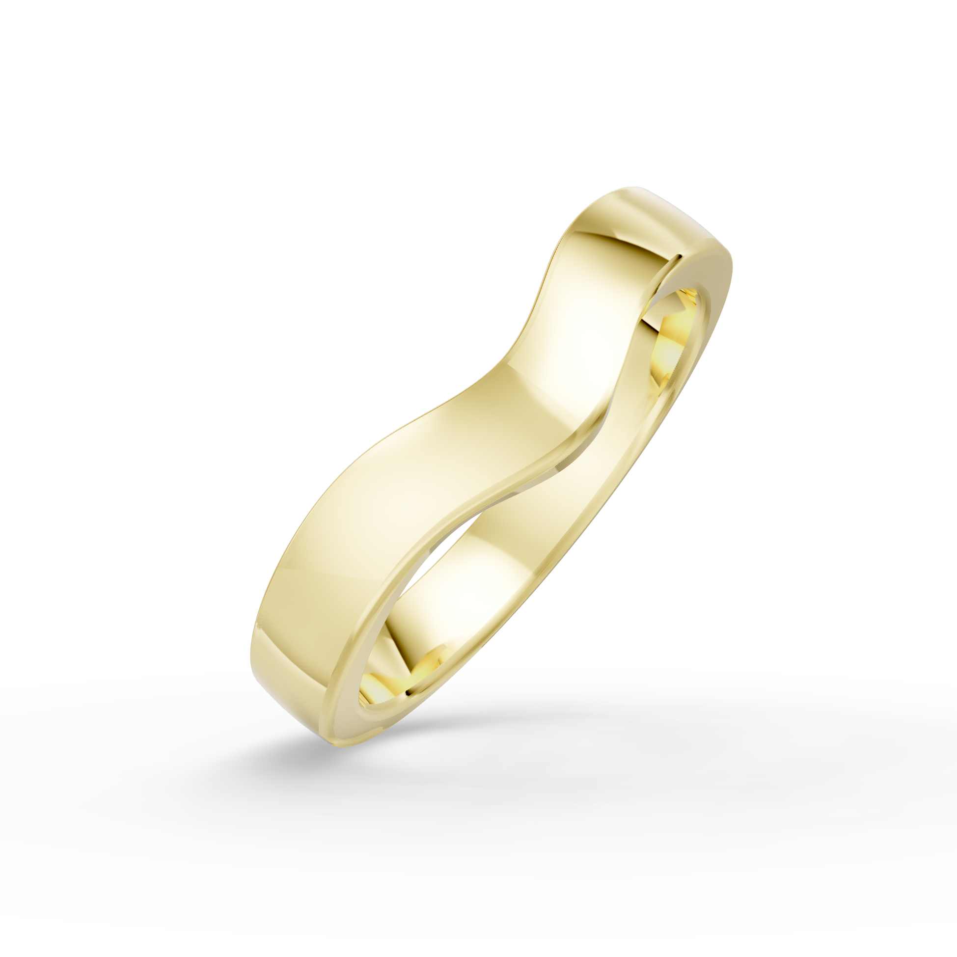 Shaped Wedding Band