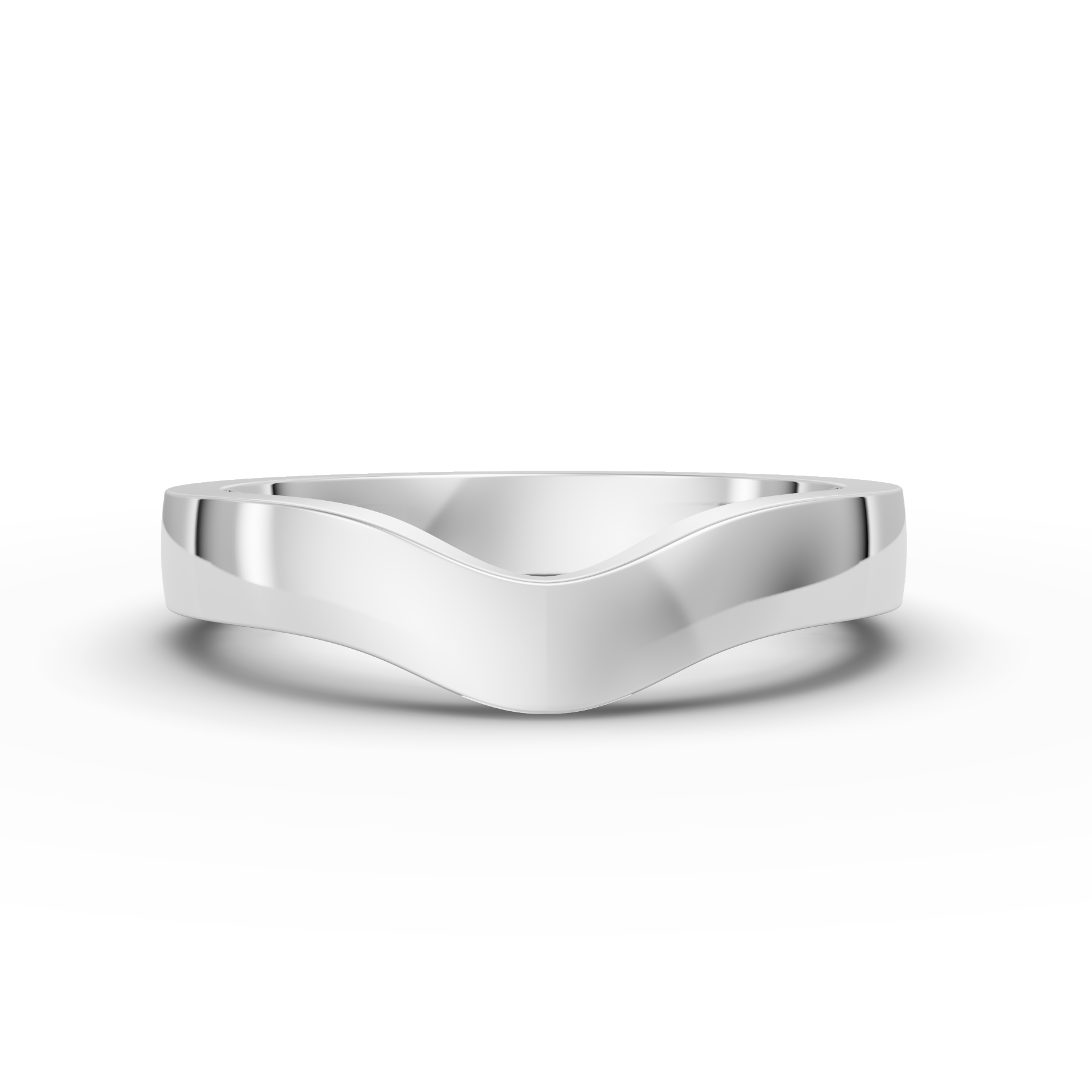 Shaped Wedding Band