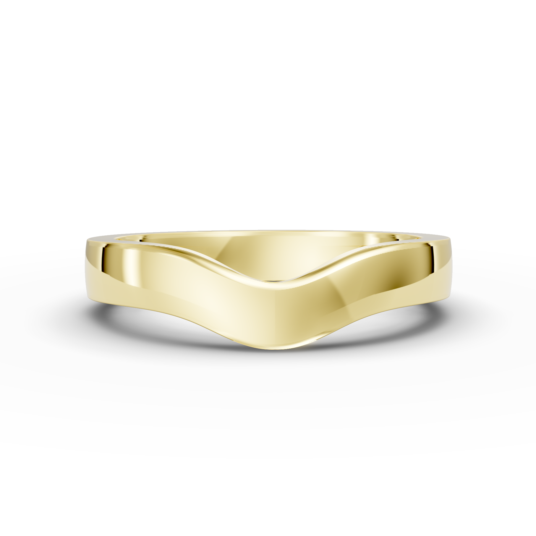 Shaped Wedding Band