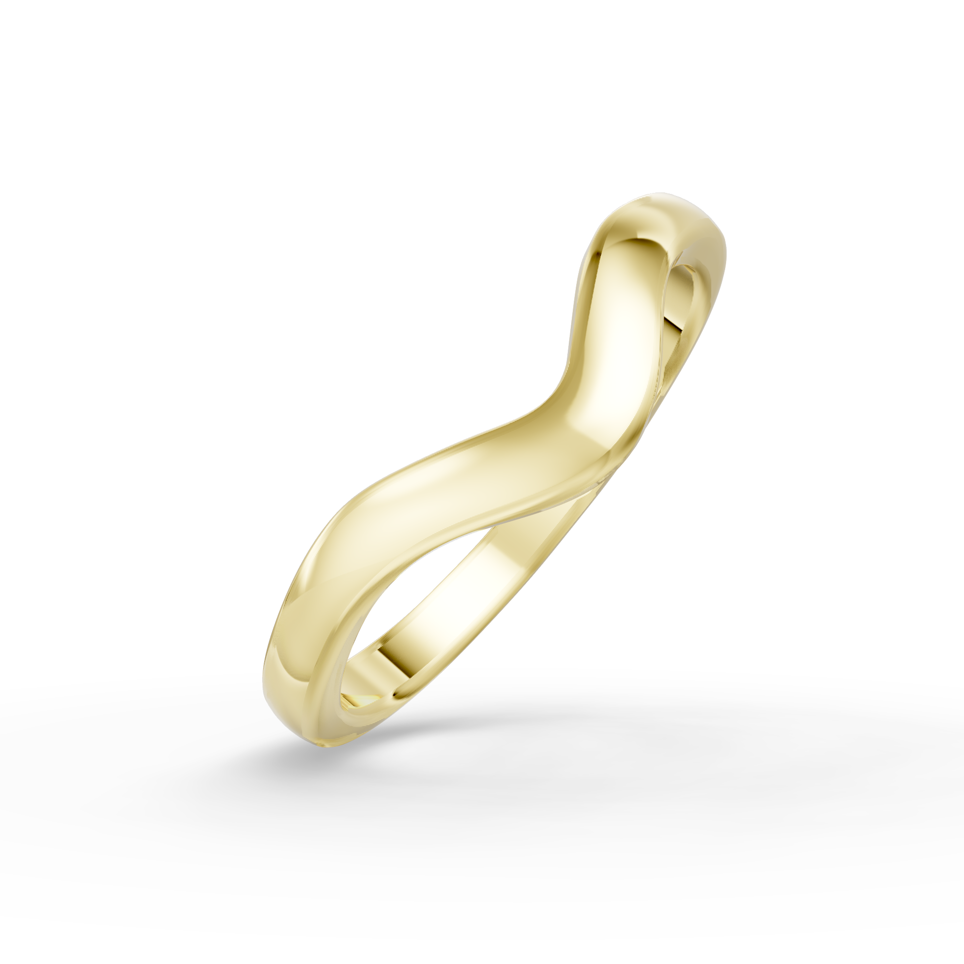 Shaped Wedding Band