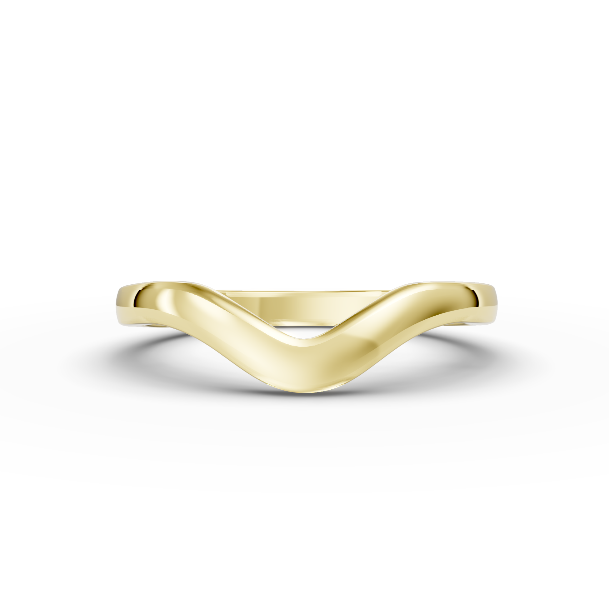 Shaped Wedding Band