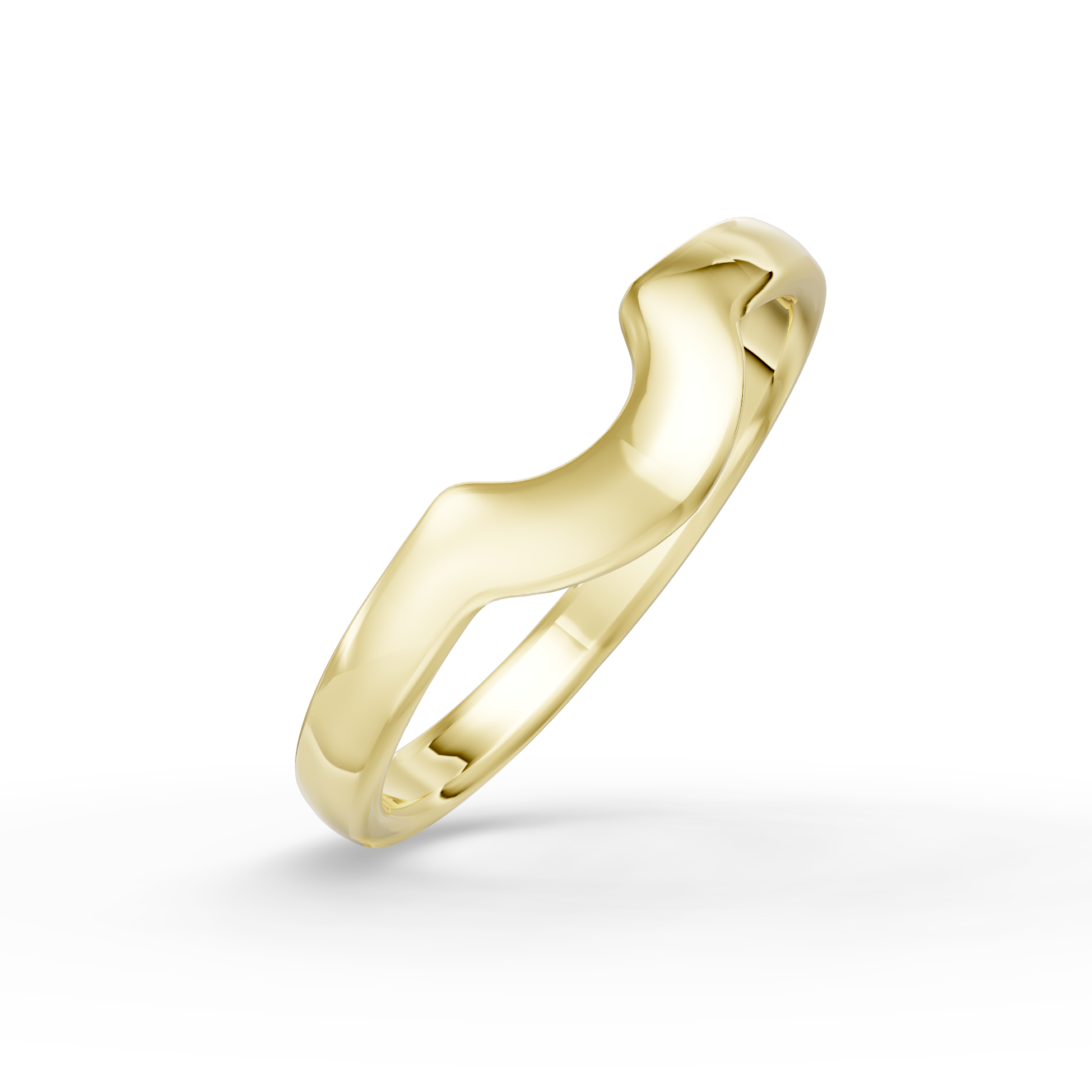 Shaped Wedding Band
