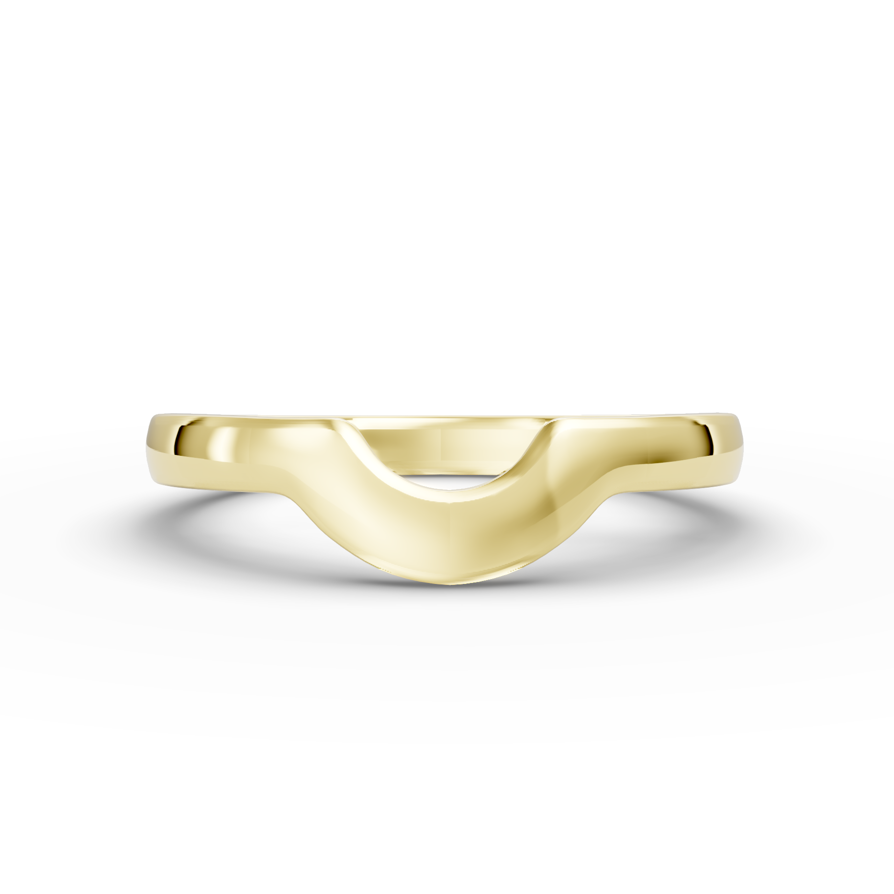 Shaped Wedding Band