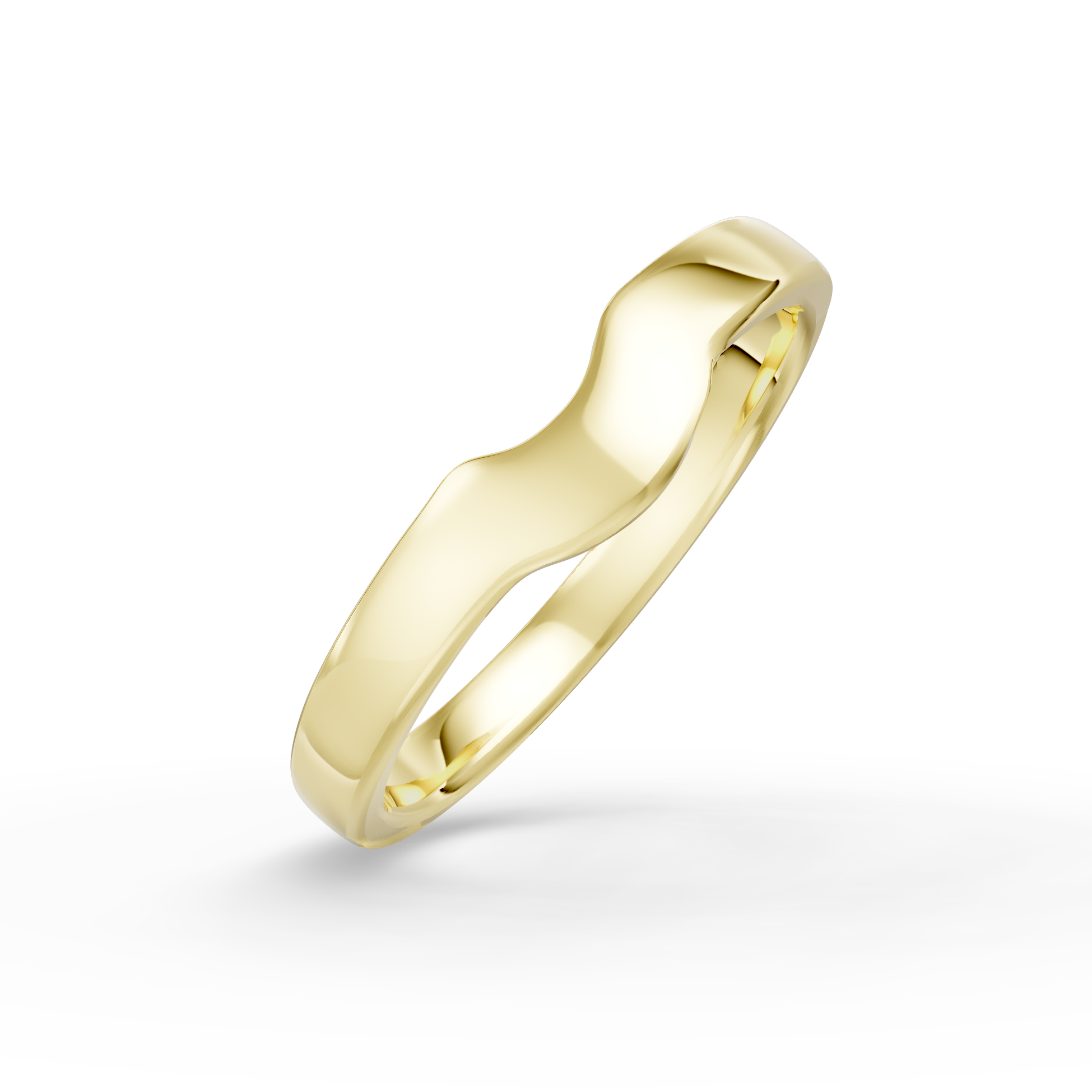 Shaped Wedding Band