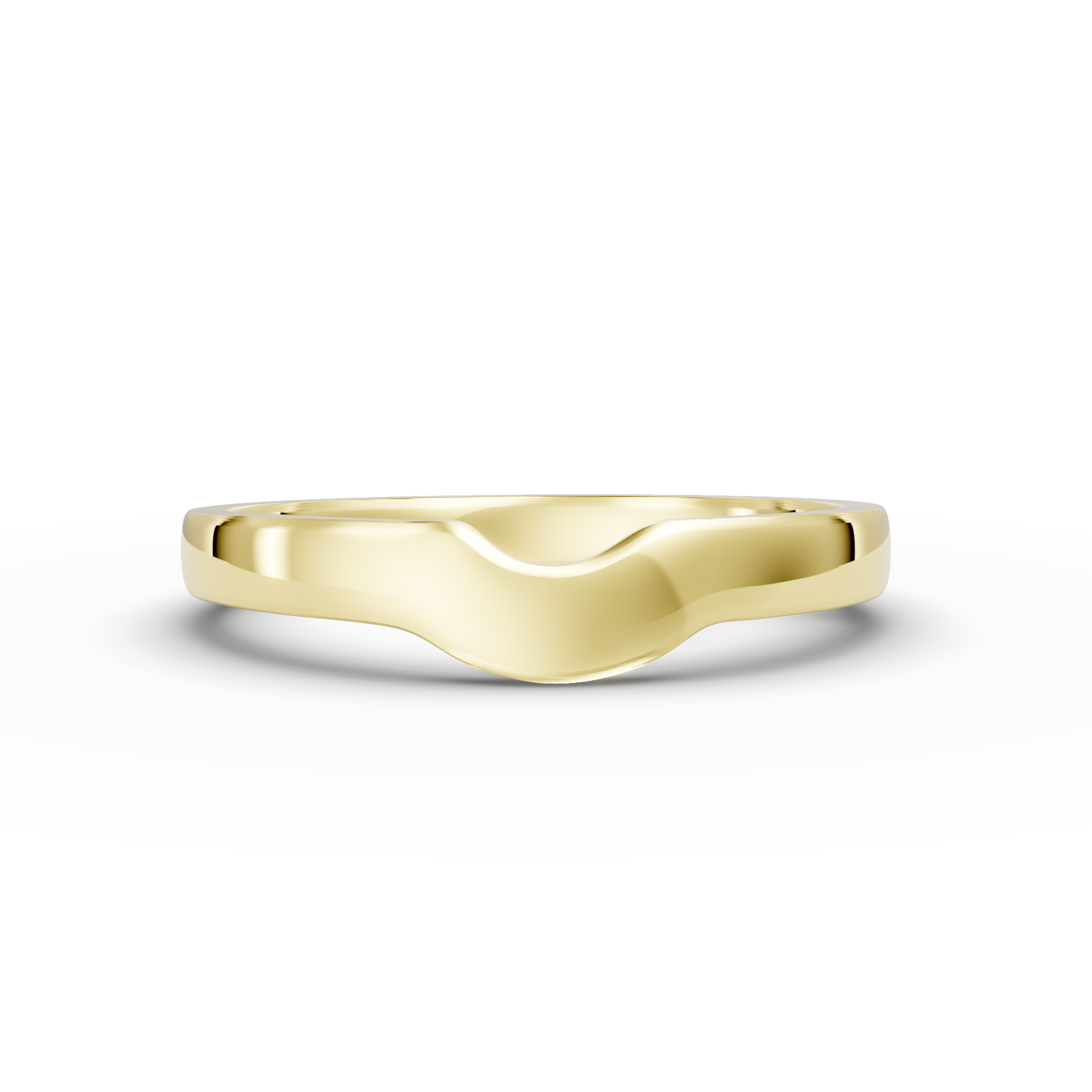 Shaped Wedding Band