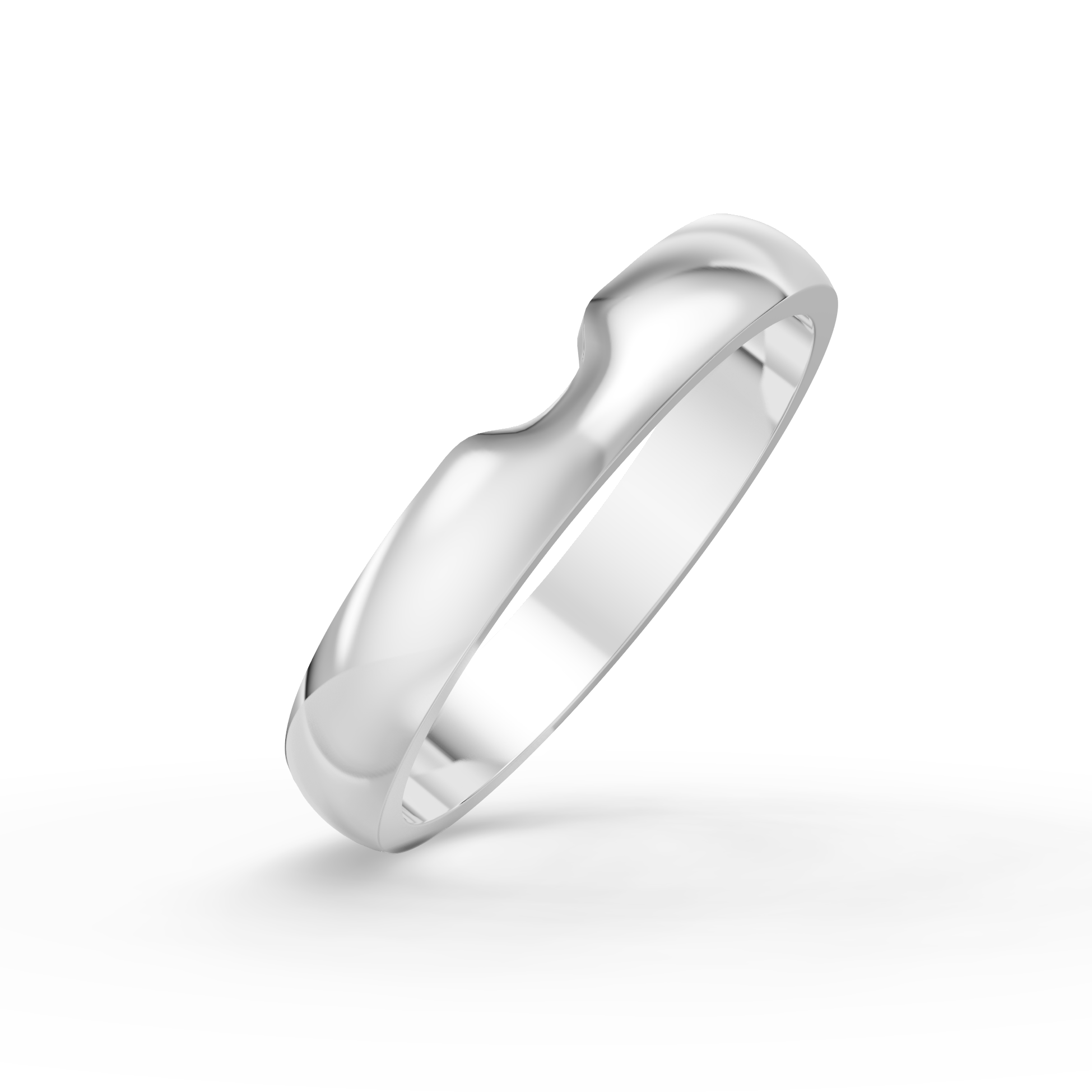 Shaped Wedding Band