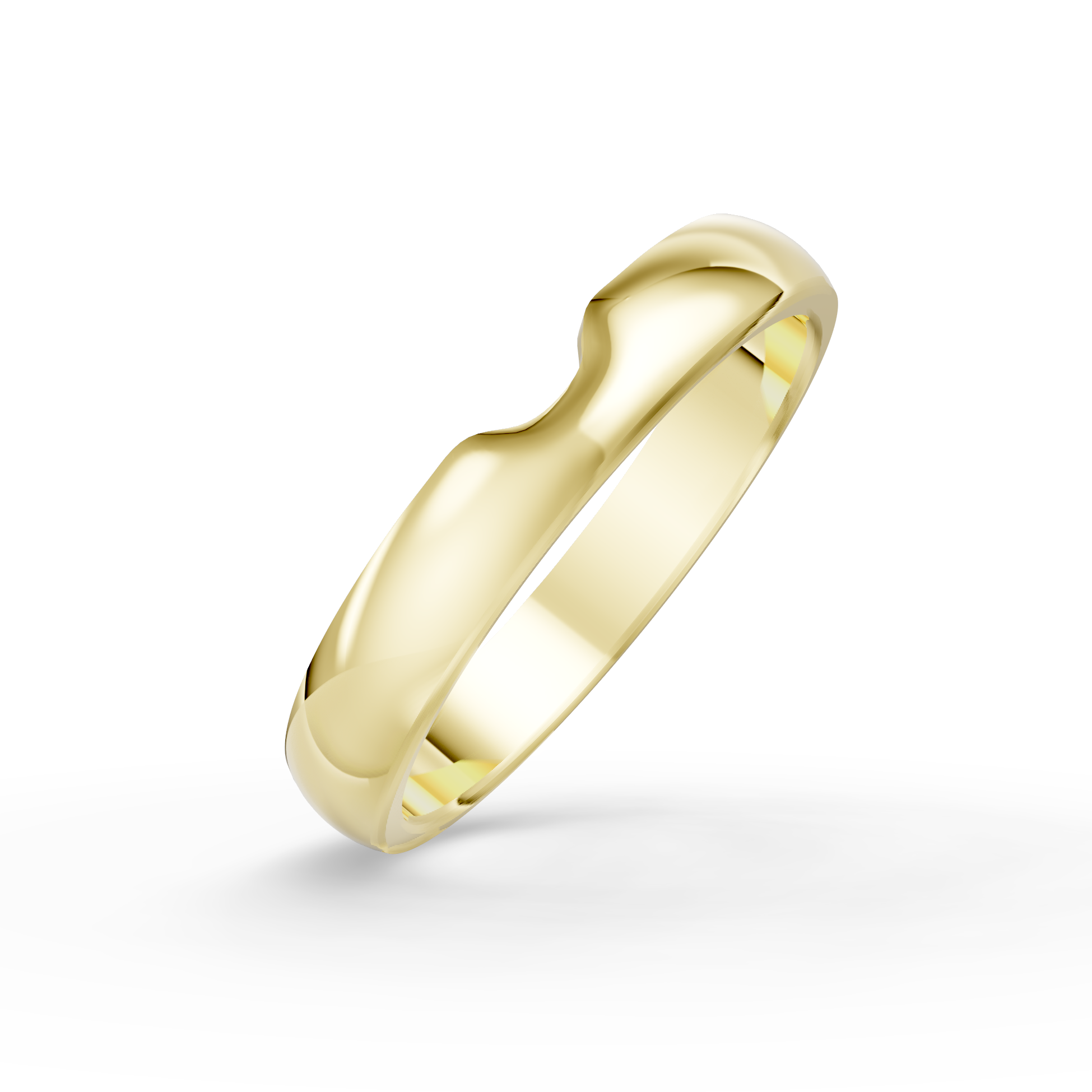 Shaped Wedding Band