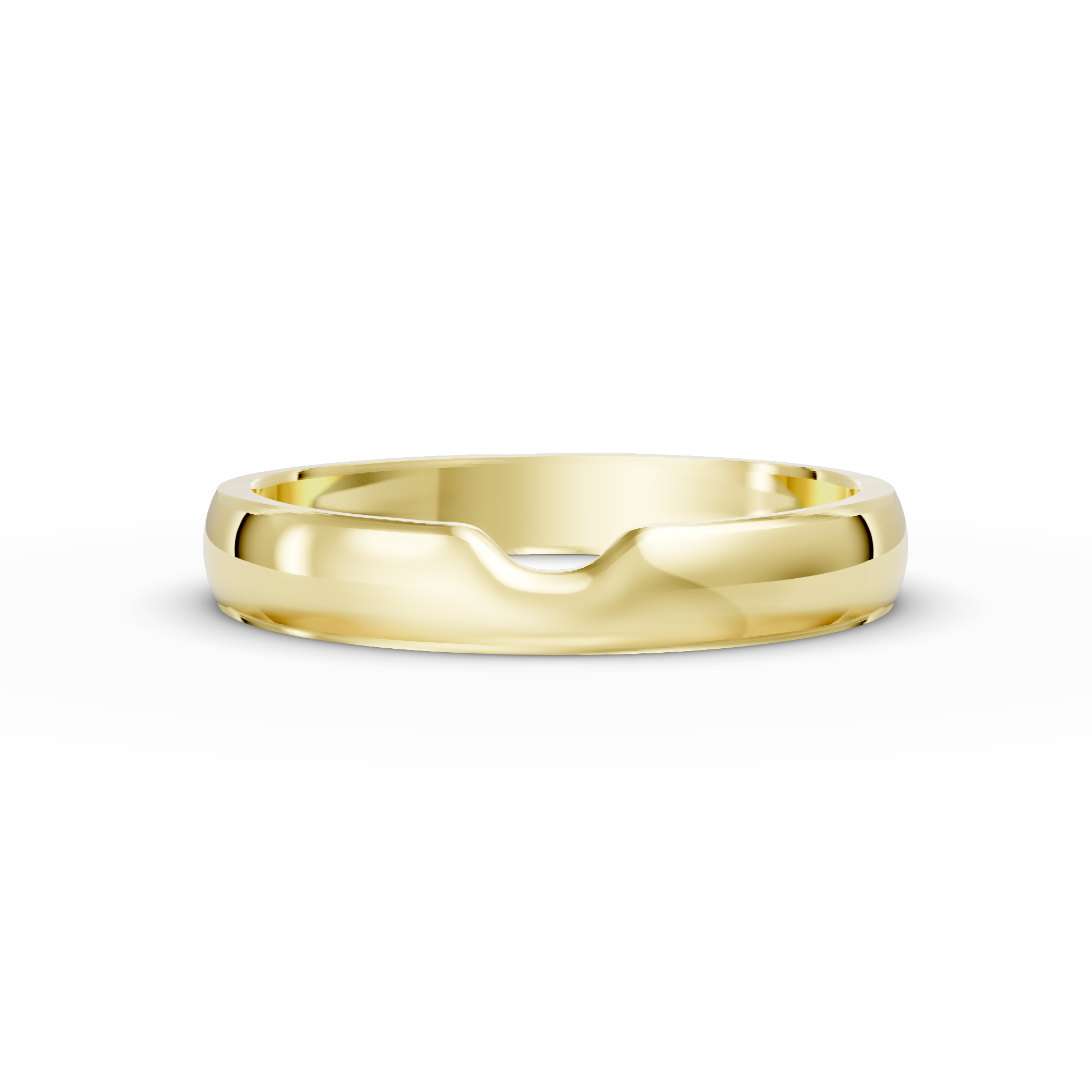 Shaped Wedding Band