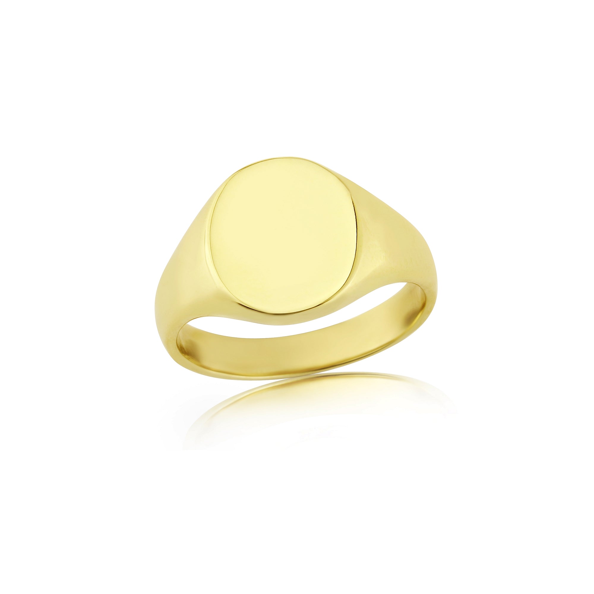 Ladies Oval Signet Ring