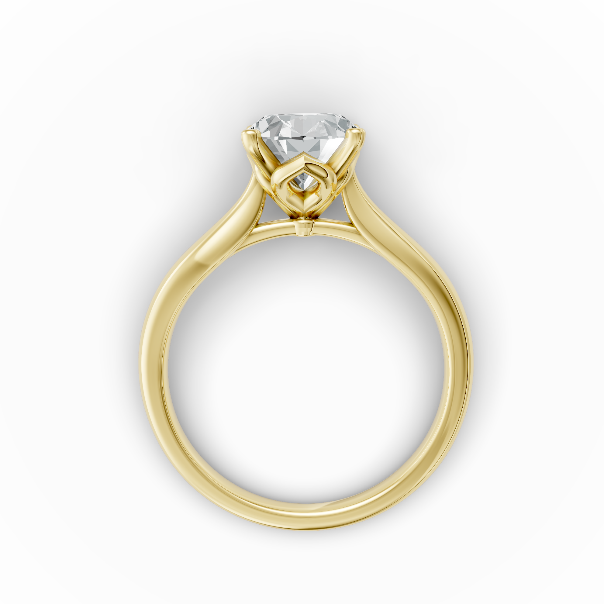 Lab Grown Diamond Oval Single Stone Ring