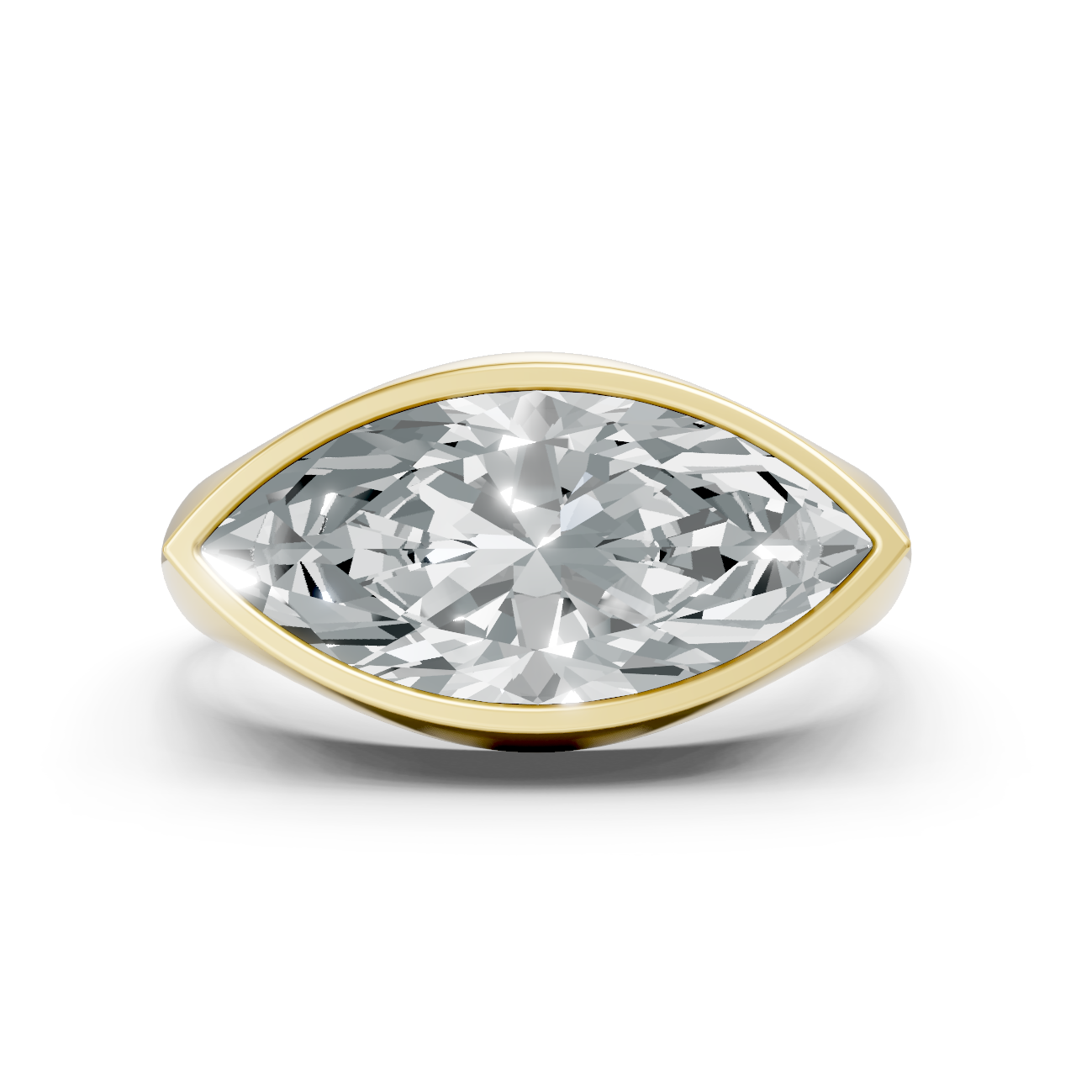 Lab Grown Diamond Marquise East West Ring