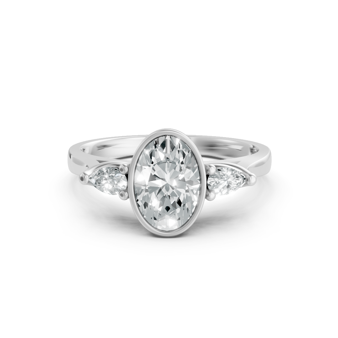 Lab Grown Diamond 3 Stone Ring