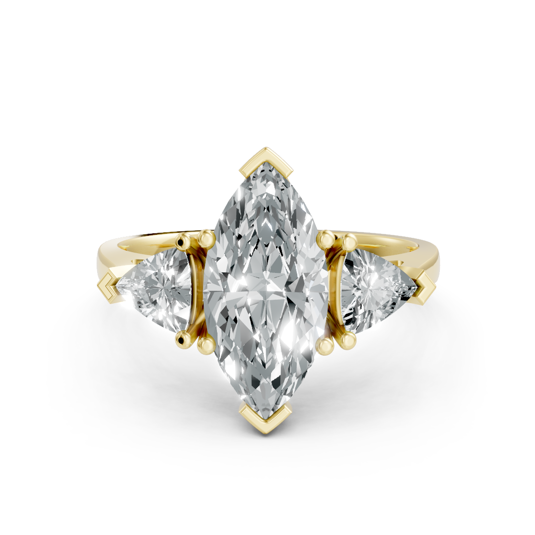 Lab Grown Diamond 3 Stone Ring