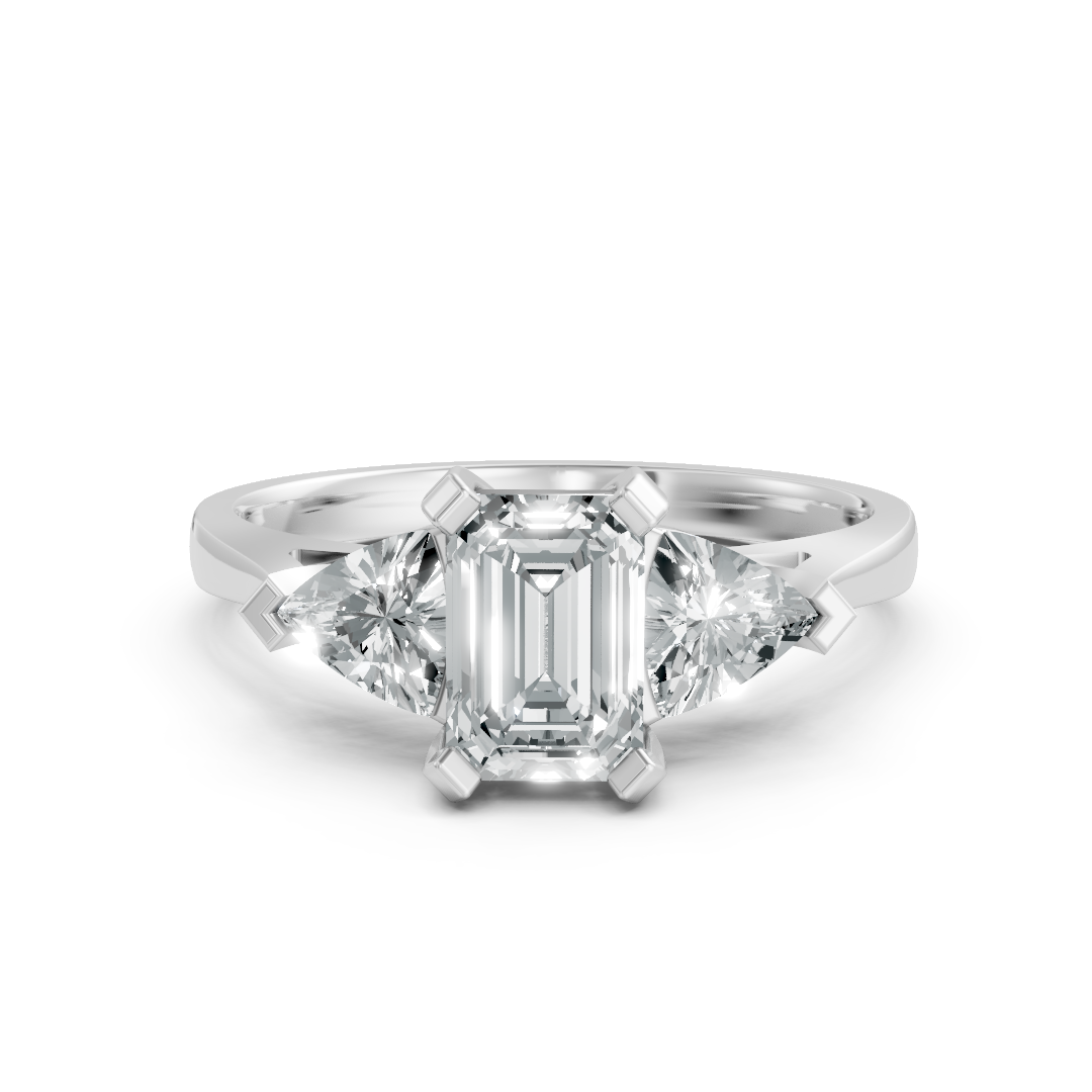 Lab Grown Diamond 3 Stone Ring