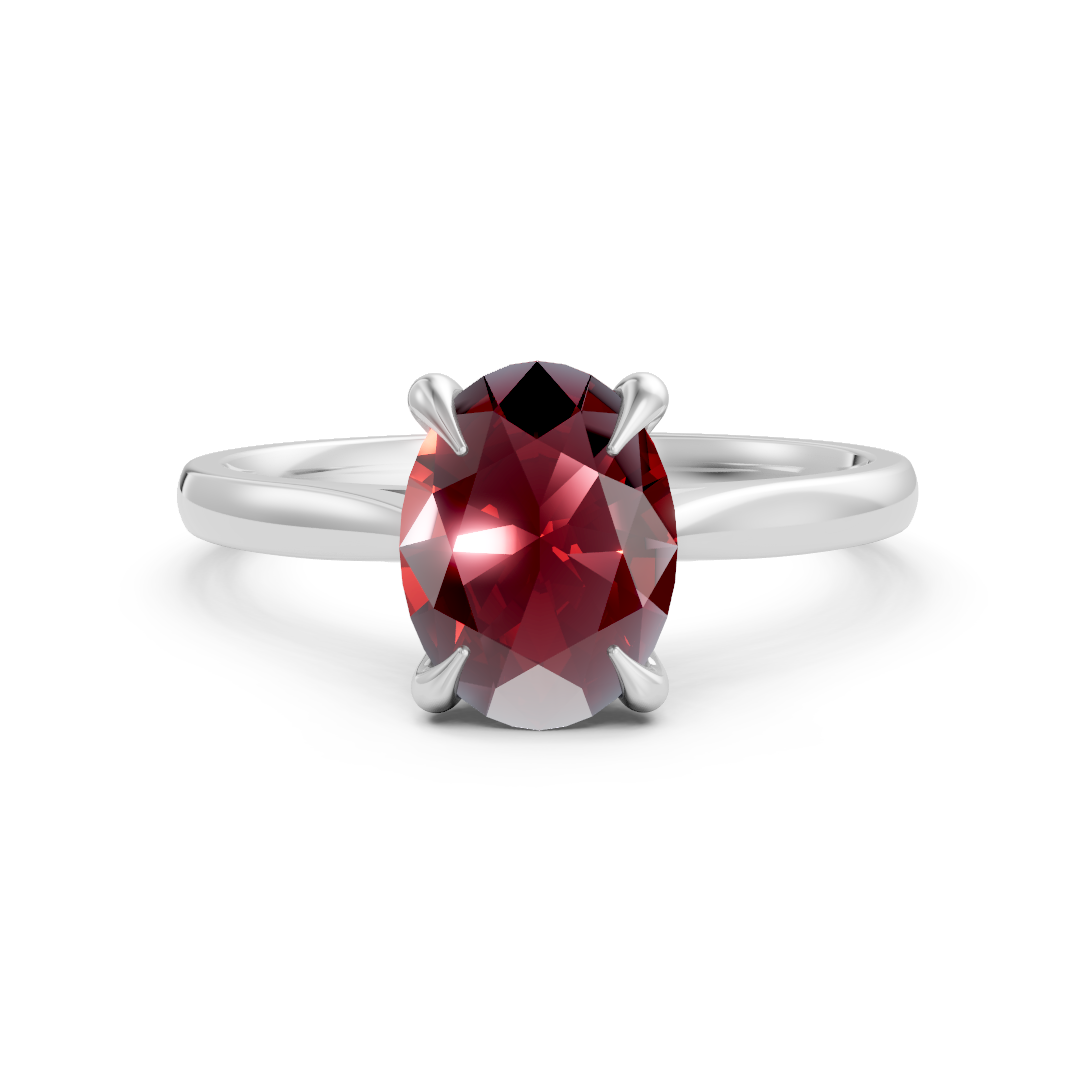 Lab Grown Gemstone Single Stone Ring