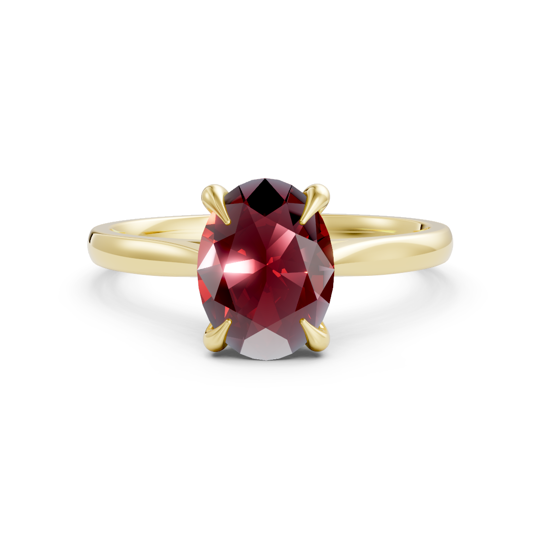 Lab Grown Gemstone Single Stone Ring