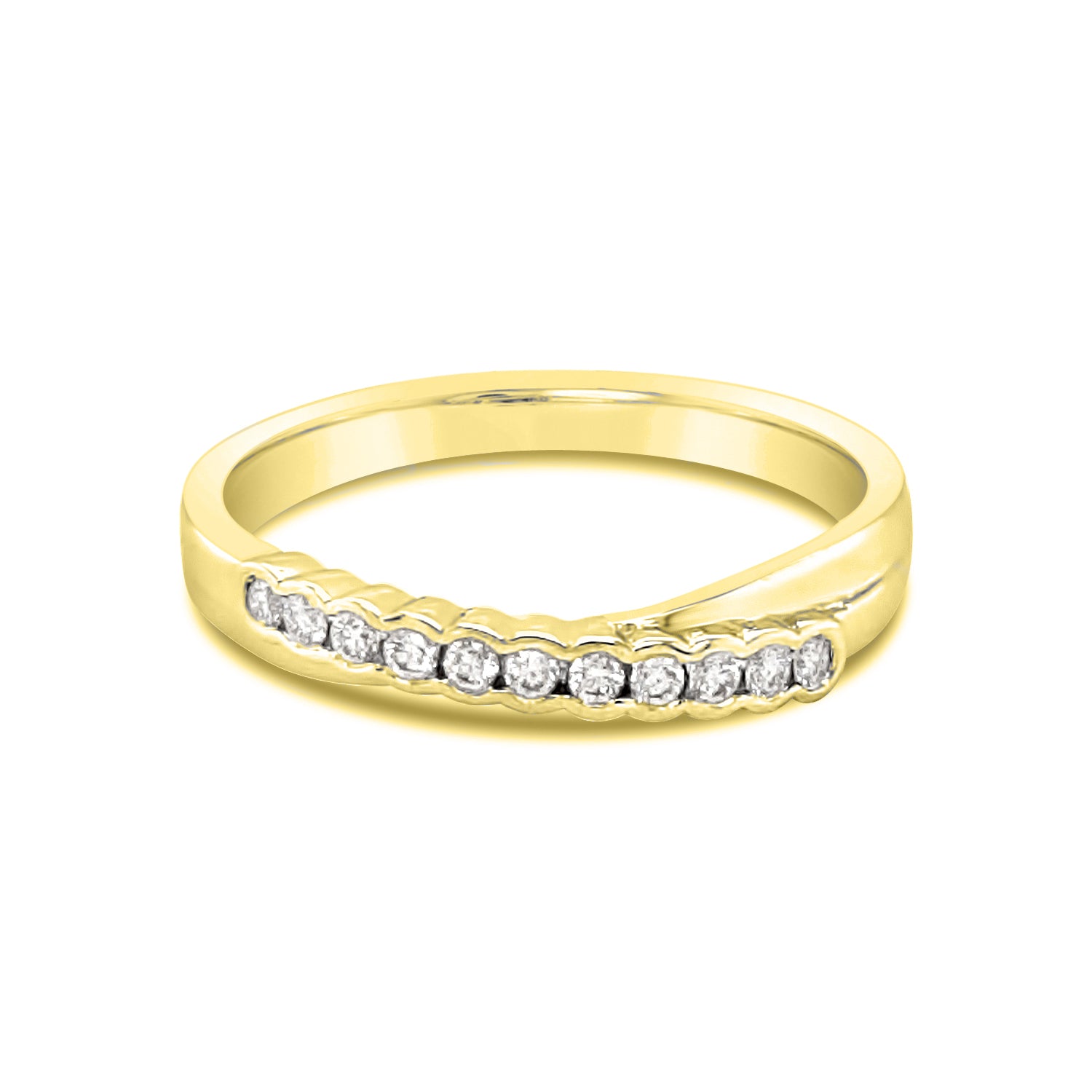 Diamond Wedding Ring. 0.16ct