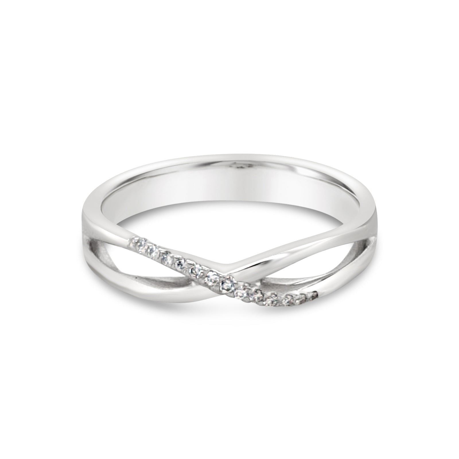 Diamond Set Wedding Ring. 0.07ct