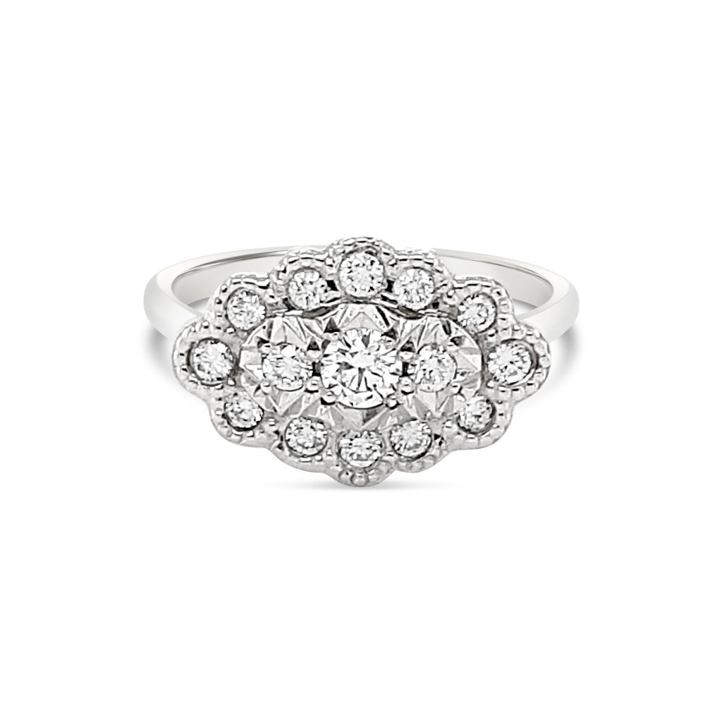 Diamond Cluster Ring c.0.54ct