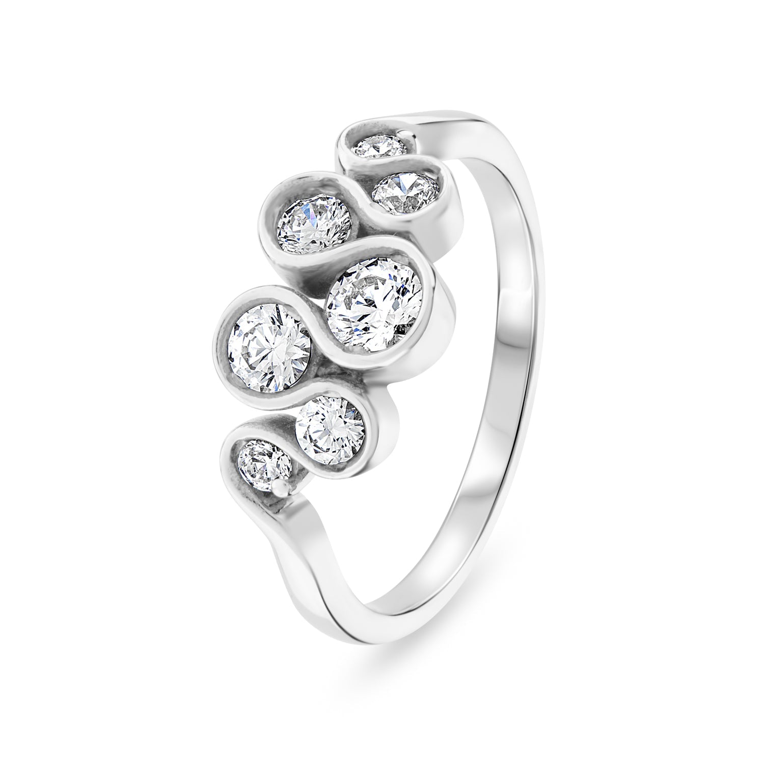 Diamond Dress Ring. 0.75ct