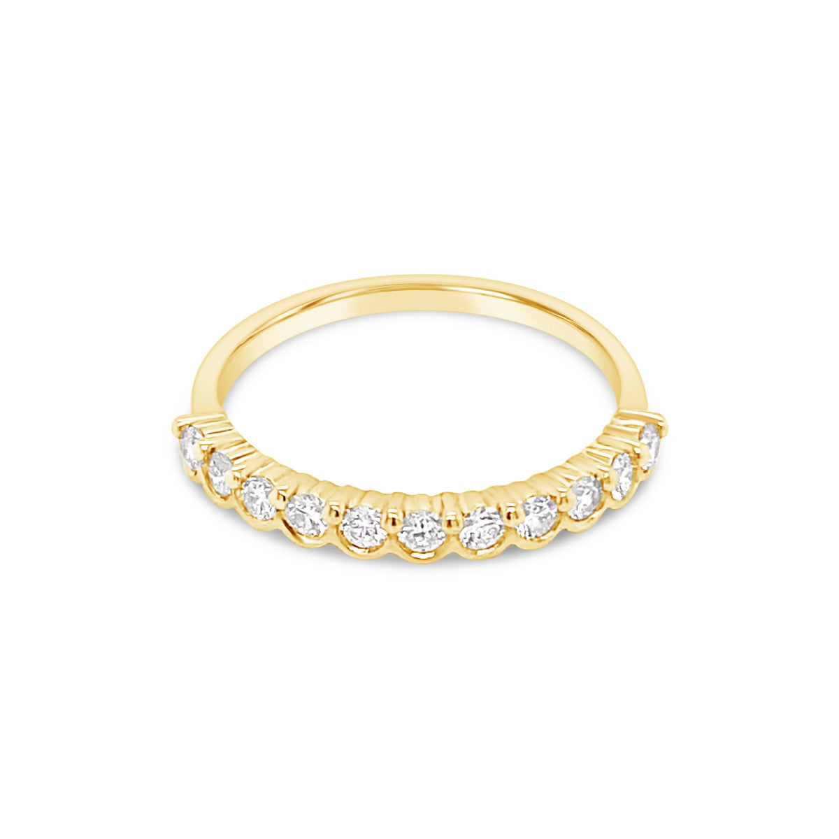 Semi Rubover and Claw Set Eternity Ring c.0.38ct