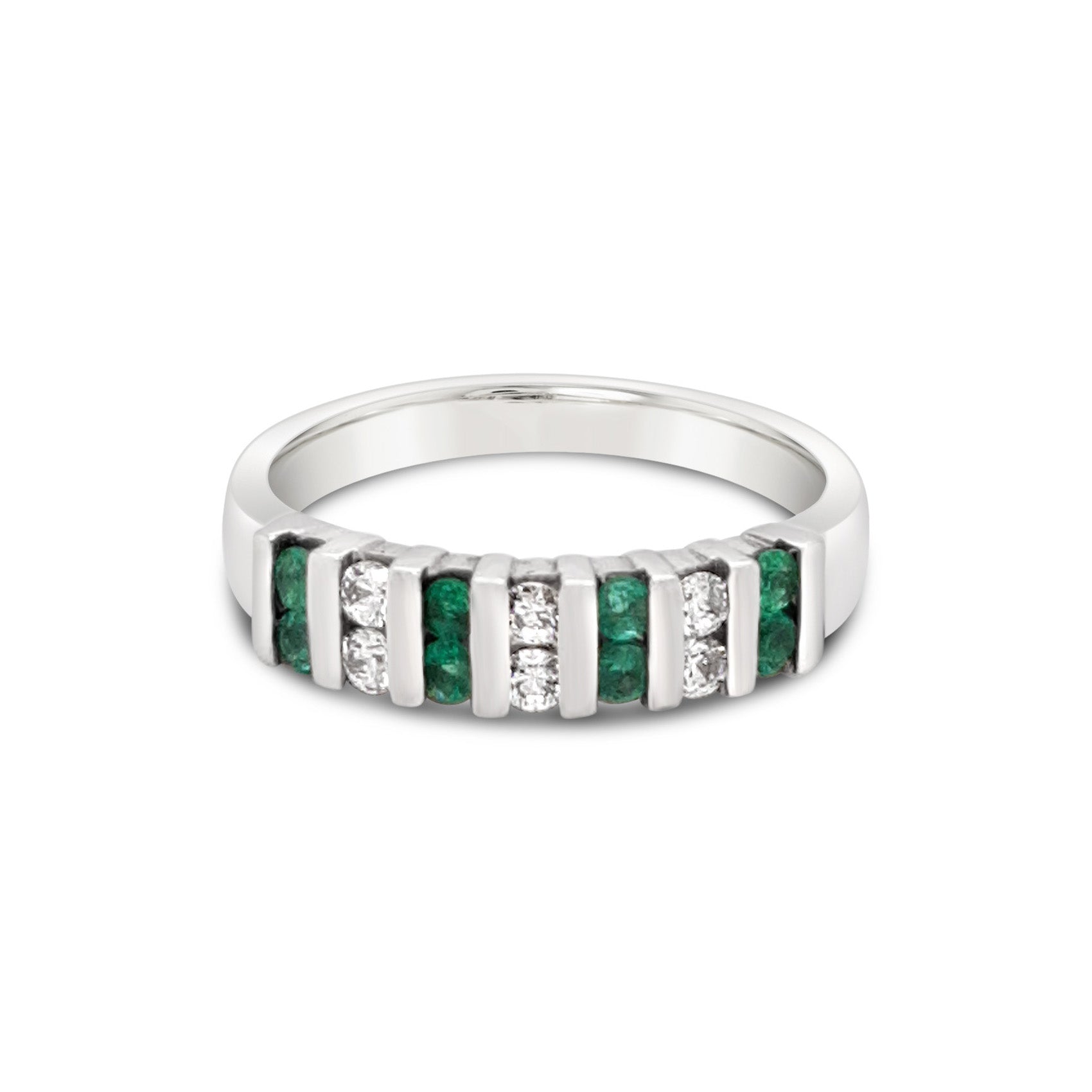 Diamond and Gemstone Eternity Ring. 0.21ct