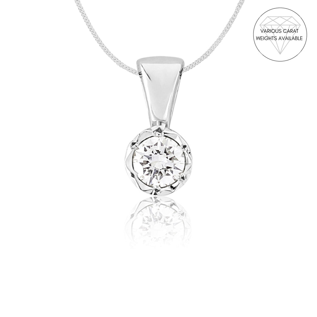 Diamond Solitaire Pendant
