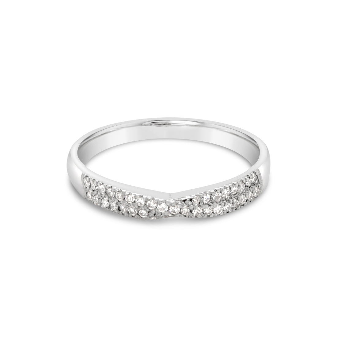 Diamond Wedding Ring. 0.16ct